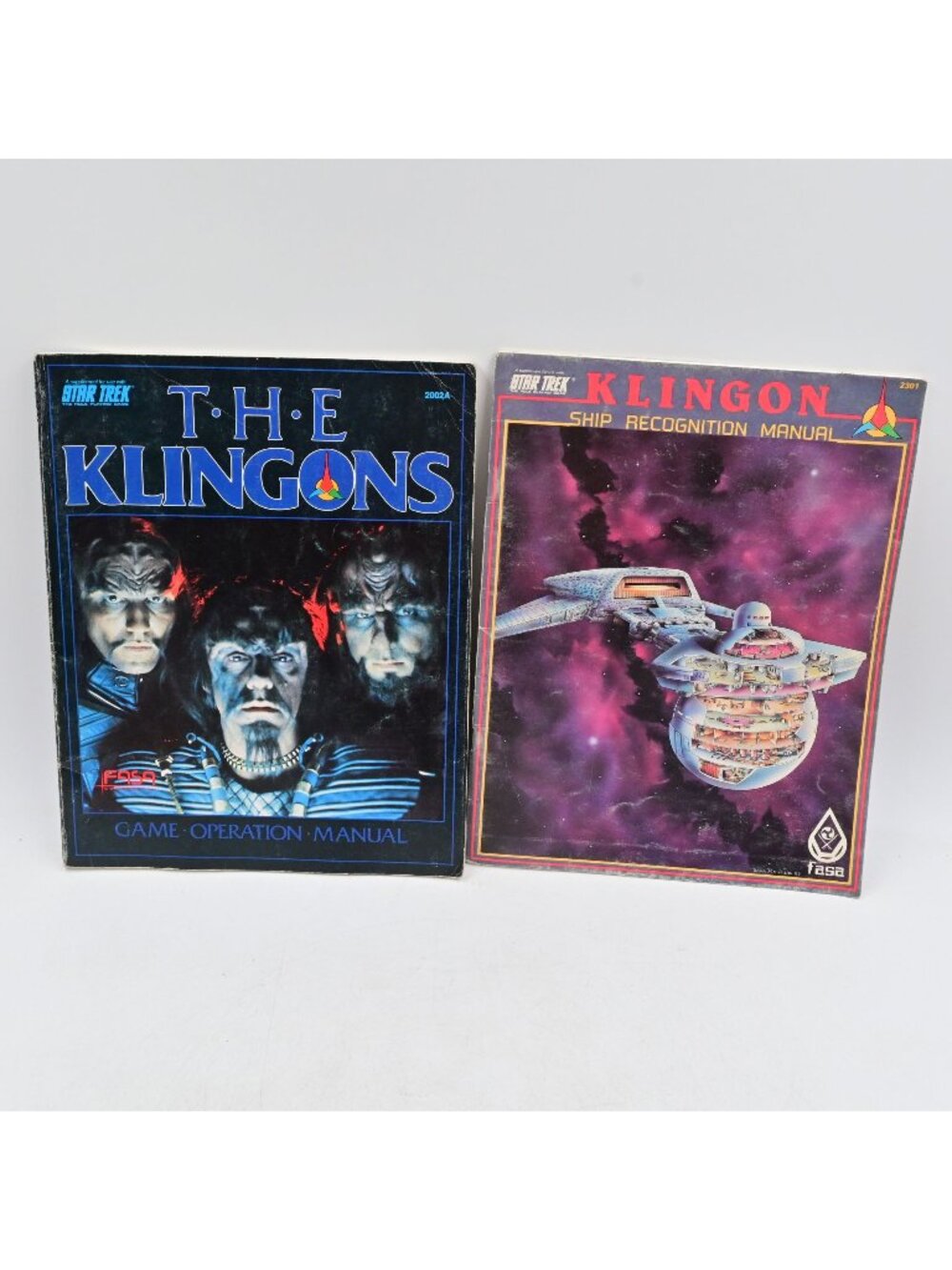 FASA Star Trek RPG The Klingons Game Operation Manual Ship Recognition Book Lot